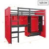 Letto a castello Merax, letto a soppalco 90x200 cm con Anteprima dell’immagine prodotto 7