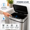 Eurocatch Prullenbak 72 L - Sensor - 3 Vakken - Productafbeelding-voorbeeld 5