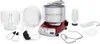 A collection of kitchen mixer attachments and the mixer itself, arranged on a white background. Anteprima dell’immagine prodotto