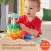 Pyramide en bois, fleurs colorées MATTEL Fisher-Price HXT77 Voir les images du produit 6