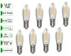 Erzgebirgslicht - AUSWAHL - 8 Stück LED Filament Topkerze Produktbild-Vorschau 2