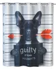 Anti-Schimmel Duschvorhang Guilty Dog Flex Produktbild-Vorschau 1