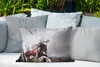 MuchoWow® Outdoor Kissen - Ein Indianer vor bewölktem Produktbild-Vorschau 4