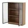 An open cabinet with glass doors, showing shelves inside. Náhľad obrázku produktu