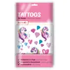 Kinder-Tattoos Einhornportrait - 2 Bogen pro Pack, Produktbild-Vorschau 4