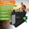 KRUMAD borsa telaio bici borsa triangolo impermeabile 1.2L Anteprima dell’immagine prodotto 2