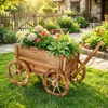 COSTWAY Blumenwagen Holz, Blumenständer mit 4 Produktbild-Vorschau 8