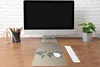 MuchoWow® Mauspad Mousepad Weltkarte - Türkis - Pflanzen Produktbild-Vorschau 4