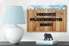 Holzschild Spruch 18x12cm Vorsicht pflichtbewusster Hund Produktbild-Vorschau 5