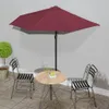 vidaXL Parasol balkonowy aluminiowy słup bordowy czerwony Podgląd zdjęcia produktu 16