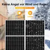 400W 12V Solarpanel Monokristallin Solarmodul Solaranlage Produktbild-Vorschau 12