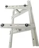 A white metal bracket for an air conditioning unit, shown against a white background. Anteprima dell’immagine prodotto