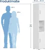 Badezimmerschrank schmal – Hochschrank Badschrank mit 6 Produktbild-Vorschau 7