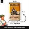 LANOLU Blechschild retro Motorrad Deko, Mottorad Geschenke Produktbild-Vorschau 4