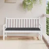 vidaXL Gartenbank-Auflage Schwarz 150x50x3 cm Oxford-Gewebe Produktbild-Vorschau 1