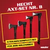 HECHT Axt 4er Set | 30cm Spaltbeil | 40cm Spaltbeil | 55cm Produktbild-Vorschau 9