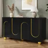 Mueble aparador Merax con 4 puertas y decoración con Vista previa de la imagen del producto 4