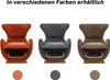Three identical chairs are shown in different colors, with color swatches below each chair. Náhled obrázku produktu