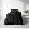 4 teilig Bettwäsche 135x200 cm Leopardenfell Herz Love Produktbild-Vorschau 2