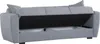 Dmora Divano Letto 3 Posti Nox 80x223 cm Nero, Contenitore Anteprima dell’immagine prodotto 6