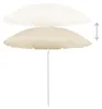 vidaXL Sonnenschirm mit Stahlmast Sandfarbe 180 cm Produktbild-Vorschau 1