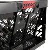 A close-up view of the handle and upper section of a black folding storage box. Anteprima dell’immagine prodotto