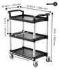 VEVOR Universalwagen, 136 kg Tragkraft, 3-stufiger Produktbild-Vorschau 6