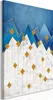 Italienischer Leinwand Leinwandbild - Snowy Land (1 Part) Produktbild-Vorschau 1
