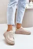 Ocieplane Sneakersy Damskie Big Star MM274618 Beżowe 41 Podgląd zdjęcia produktu 3