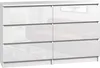 Roe Furniture | Kommode - 6 Schubladen - 140 cm - Weiß Produktbild-Vorschau 1