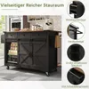 MODFU  Sideboard Kommode mit Schubladen,Hochschrank mit Produktbild-Vorschau 4