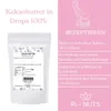 Kakaobutter 100% deodorisiert in Drops 1kg – neutrales Produktbild-Vorschau 4