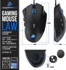 Product information and dimensions for a gaming mouse. Anteprima dell’immagine prodotto