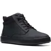 Clarks Sneaker CourtLite Mid, Glattleder, Schwarz, Herren Produktbild-Vorschau 9