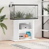 A white aquarium stand with an aquarium on top, placed in a room setting. Anteprima dell’immagine prodotto
