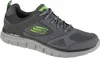 A single gray and green Skechers athletic shoe is shown from the side against a white background. Anteprima dell’immagine prodotto