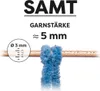 myBoshi Samt, Niebieski, Poliester, 100 m, 100% Polyester, Podgląd zdjęcia produktu 4