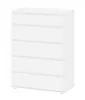 Kommode – Weiß 40x76,8x106,6h cm Produktbild-Vorschau 9