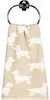 Cawö Handdoek "We love Dogs" (6246), kleur zwart/beige, Productafbeelding-voorbeeld 7