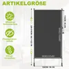 UISEBRT Klemmmarkise 150 × 310 cm Vertikalmarkise Produktbild-Vorschau 2