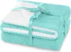 Kuscheldecke Tagesdecke 220 x 240 cm Türkis Wohndecke Produktbild-Vorschau 1