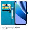 imoshion Mandala Bookcase pour Google Pixel 10a - Turquoise Voir les images du produit 3