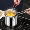 Nerezový hrnec na smažení s filtrem a košem úspora oleje Náhled obrázku produktu 7