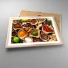 Gerahmtes Poster - Rahmen in heller Eiche - Küche Essen Produktbild-Vorschau 3