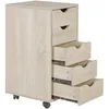WOHNLING Rollcontainer 33 x 64 x 38 cm MDF-Holz 5 Produktbild-Vorschau 12