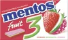 Mentos Gum 3 Fruit Erdbeere Grüner Apfel Himbeere Geschmack Produktbild-Vorschau 3