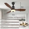 Deckenventilator mit Beleuchtung und Fernbedienung 61cm 48W Produktbild-Vorschau 6