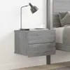 vidaXL Table de nuit Gris Sonoma 40x30x30 cm Bois composite Voir les images du produit 2