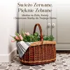 Creative Home Kosz Wiklinowy na Grzyby z Uchwytem i Oplotem Podgląd zdjęcia produktu 7