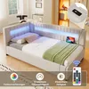 Merax Lit de jour Daybett 90x200 cm, rangement hydraulique, Voir les images du produit 9